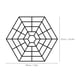 thumbnail image 5 of Billuyoard 10 UNIDS Estanque de Forma Hexagonal Protector de Peces Protector de Estanque Red Flotante para Estanque Jardín Parque Jardín y Patio Billuyoard HA015587-00, 5 of 6