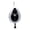 Silver, variant on Modern Pendulum Acrylic Waterdrop Wall Clock Battery Operated Hanging Decoration