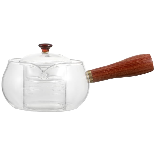 MasteelfCA 1Pc Household Water Kettle Practical Kettle Teapot Tea House Glass Kettle (Transparent)