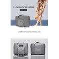 thumbnail image 5 of Jitty Large Capacity Folding Weekender Totes Travel Bag for Mens,Womens,Business,Holidays(Navy), 5 of 9