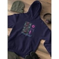 thumbnail image 3 of Groovy Techno Style Art Hoodie Men -Image by Shutterstock, Male Medium, 3 of 4