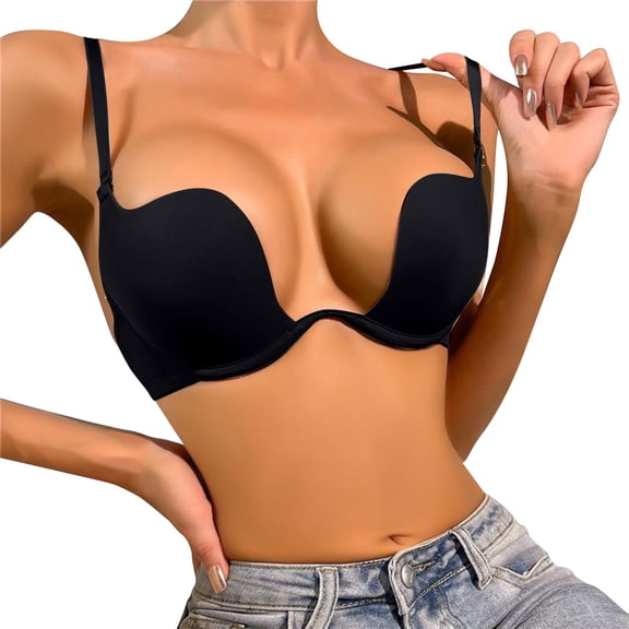 Ramiter Lingerie for Women Women Racerback Sports Bras High Impact Workout Yoga Gym Activewear Fitness Bra 85B,Black