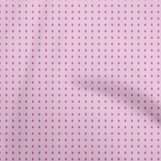 oneOone Cotton Poplin Twill Pink Fabric Orange Sewing Craft Projects Fabric Prints By Yard 56 Inch Wide