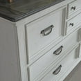 thumbnail image 3 of Liberty Furniture Industies, INC Queen Panel Bed, Dresser & Mirror, Chest, Night Stand - White w/ Charcoal Tops, 3 of 17