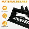 thumbnail image 3 of Mini Excavator Screening Bucket23.6 Inch Sieve Bucket, Precise Stone-Soil Separation Excavator Accessory, Specially Designed for Separating Stones and Sand for Material Filtering, 3 of 8