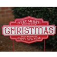 thumbnail image 2 of CTW Home 440160 Very Merry Christmas & Year Garden Stake, 2 of 2
