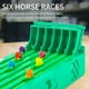 thumbnail image 5 of Juego de Mesa de Carreras de Caballos - 6 Caballos Miniatura, Tablero de Juego LINE, Fiesta Familiar para Carreras de Mesa, Juego Interactivo Multijugador, Incluye Accesorios Completos (2024..., 5 of 9
