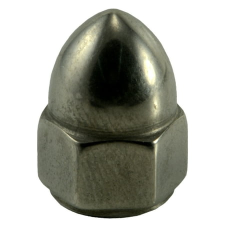 

5/16 -18 18-8 Stainless Steel Coarse Thread High Crown Acorn Nuts (8 pcs.)