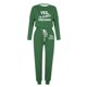 thumbnail image 4 of Puntoco Conjuntos de pijamas cómodos para mujer, pantalones de manga larga con cuello redondo y estampado de letras de invierno, conjuntos de pijamas informales para el hogar, 4 of 4