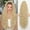 Blonde Highlight H15/60#, variant on Ponytail Extension Claw 30" Curly Pony Tail Clip in Claw Hair Extensions Fluffy Natural Looking Synthetic Hairpiece for Women Omber Light Blonde