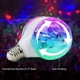 thumbnail image 5 of Skksst E26 E27 RGB Rotating LED Stage Light Bulb DJ Disco Party Strobe Effect Projector Lamp, 5 of 7