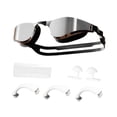 thumbnail image 3 of Almencla Swimming Goggles Adjustable Strap Leakproof Portable Sun Protection Anti Fog Black, 3 of 8