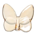 thumbnail image 3 of KLKCMS Crystal Butterfly Figurine Animal Statue for Fireplace Bookshelf Living Room small champagne, 3 of 9