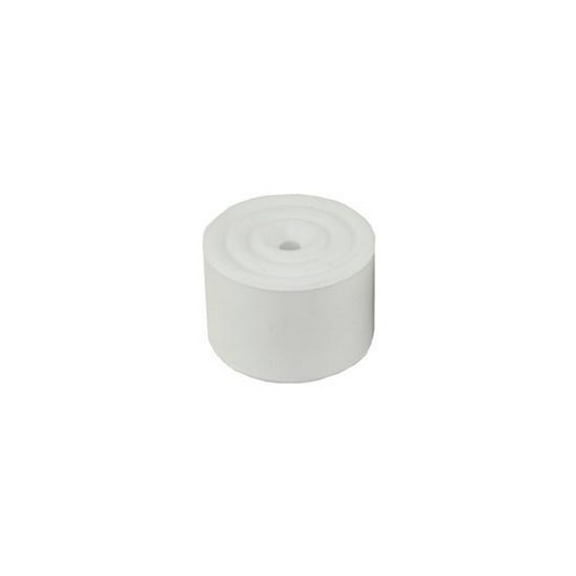 Giant Solid Rubber Door Stop White 2''