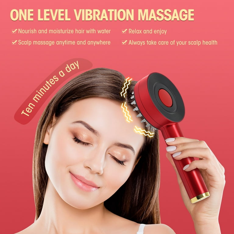 AITREE Red Light Therapy Hair Brush, Scalp Massager with Steam, Vibration,  8.1"" Design" - Walmart.com