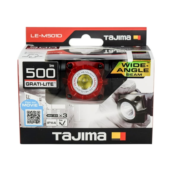 Tajima LE-M501D 500 Lumen Wide Angle Beam Headlamp