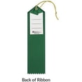 thumbnail image 2 of RibbonsNow Participant Award Ribbons - 100 Green Ribbons with Card & String, 2 of 2