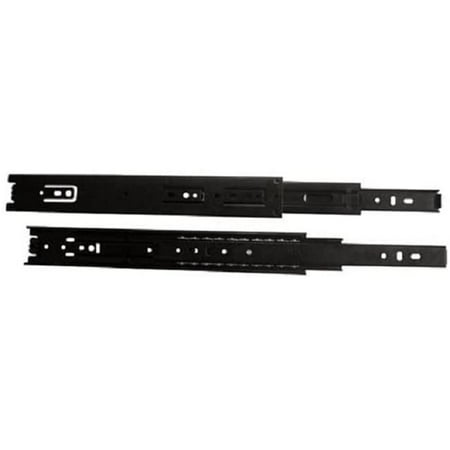

20 in. Full-Extension Ballbearing Drawerslide Black - 100 lbs