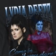 thumbnail image 2 of Beetlejuice Beetlejuice Lydia Homage Women's Crop Top T-Shirt, Black, Medium, 2 of 4