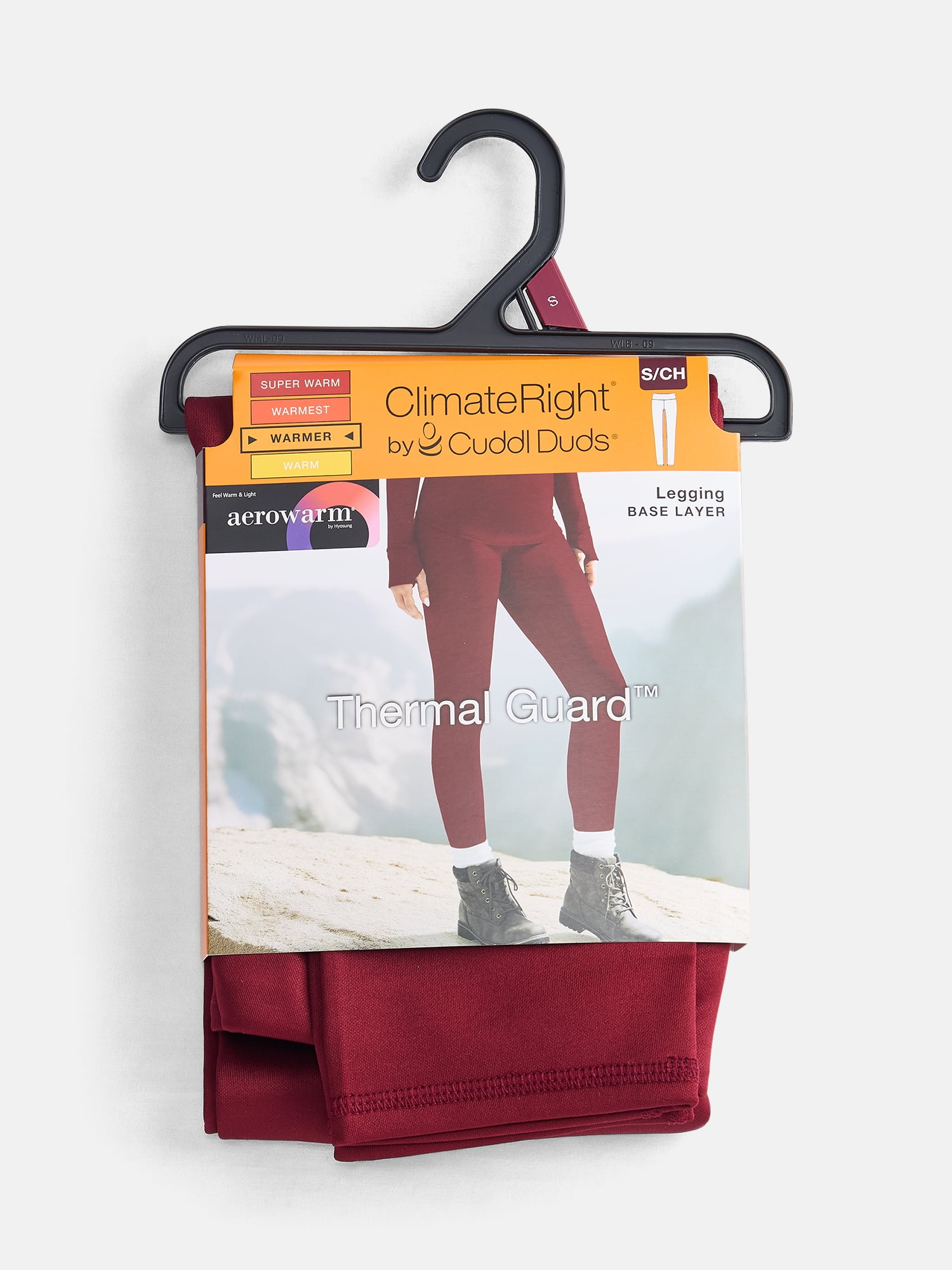 ClimateRight by Cuddl Duds Women's Warmer Thermal Guard Base Layer Thermal Leggings, Sizes XS to 4X