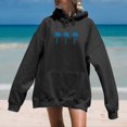 thumbnail image 1 of MKLEKYY Pull pour Chiot Sweat à Capuche pour Femmes Automne Manches Longues Pull avec Poche, 1 of 1