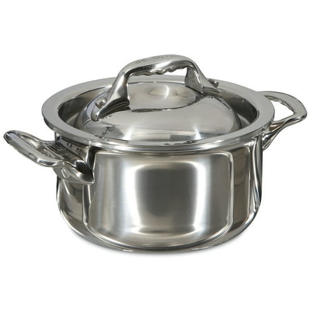- De Buyer Mini Stewpan with Lid - 3.75-inch Diameter