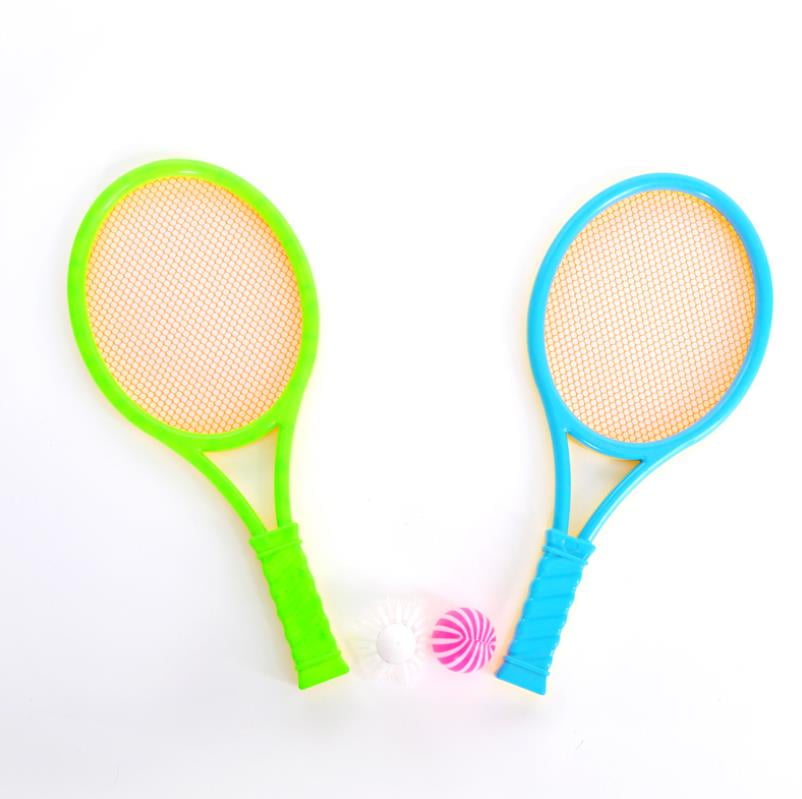 Dura Badminton Tennis Rackets and Ball Set Kids Outdoor Sport Play Game Toy 