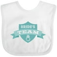 thumbnail image 3 of Inktastic Banner Bride's Team Boys or Girls Baby Bib, 3 of 4