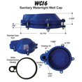 thumbnail image 4 of Merrill MFG 6-Inch Well Cap - Watertight Sanitary Pitless Adapter Cover, Cast Iron, 4 of 6