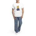 thumbnail image 5 of CafePress - Japanese Style Rabbit With Purse Pajamas - Men's Light Loose Fit Cotton Pajama Set, 5 of 7
