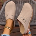 thumbnail image 3 of Rokment Women's Orthopedic Wedges Clogs and Mules Sandals with Arch Support Comfort Fashion Casual Closed Toe Non Slip Rubber Sole Walking Nursing Work Slides Slippers Shoes Beige Size 7.5, 3 of 8