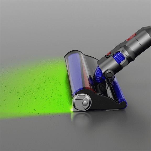 Dust Display LED Lamp Clean Up Hidden Dust Pet Hair Vacuum Cleaner