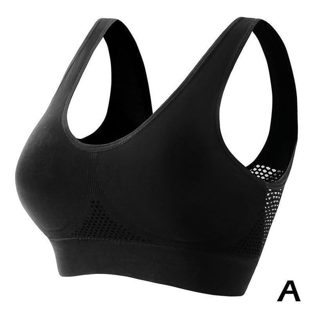 Womens Sport Bras Seamless Wire Free Weight Support Tank Sports Yoga Sleep Bra