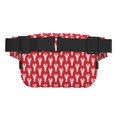 thumbnail image 2 of Hirioo Cartoon Lobster for Double Layer Waist Bag Adjustable Fanny Pack For Travel Running Hiking, 2 of 9
