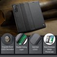 thumbnail image 3 of KONEE Phone Case Compatible with Samsung Galaxy A53 5G,Leather Case PU Leather Flip Phone Case with [Card Slot] [Stand Function], Foldable Phone Case for Samsung Galaxy A53 5G Case - Black, 3 of 7
