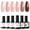 Nude Neutral, variant on modelones Gel Nail Polish Kit -6 Colors Fall Nude Pink Gel Polish Set Skin Tones Neutral Brown Soak Off Gel Nail Kit Need Nail Lamp Manicure DIY Nail Art Salon Home Gift