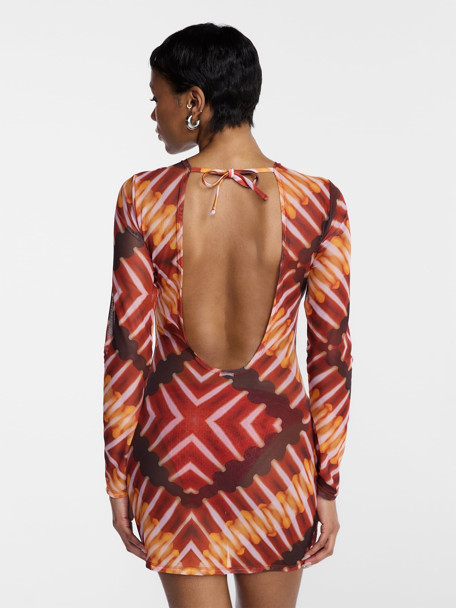 Hot Girl Summer by Megan Thee Stallion Women's and Women's Plus Thee Mesh Coverup Dress, Sizes XS-3X