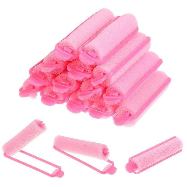 14 Pcs Rouleaux à Cheveux en Mousse Rouleaux à Cheveux en Éponge pour Femmes 2,75 Po Rouleaux à Cheveux pour Dormir dans des Bigoudis en Mousse Rouleaux à Cheveux Doux Bigoudis Sans Chaleur pour Cheveux Fins Rouleaux en Éponge pour Cheveux de Femmes, Rose