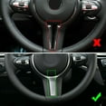 thumbnail image 2 of ABS Carbon Steering Wheel Cover Trim For BMW F Chassis F22 F30 F32 F10 F12 F15, 2 of 11