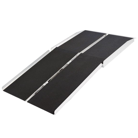 Silver Spring Aluminum Multi-Fold Wheelchair Ramp - 5' Long