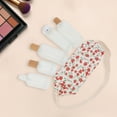 thumbnail image 4 of Unique Bargains 1 Pc Gardenia Style Drawstring Makeup Bag for Vacation Red Polyester, 4 of 6