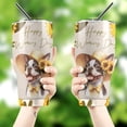thumbnail image 4 of Happy Women's Day Boston Terrier Sunflower Vintage Proud Mom 30oz Stainless Steel Tumbler Insulated Cup with Lid Gentleman Dog Lover Gifts - 02030, 4 of 5