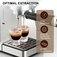 thumbnail image 6 of LINKChef Espresso Machine 20 Bar, Professional Espresso Maker with Milk Frother Steam Wand, 6 of 11