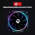 thumbnail image 3 of Ningmei Desktop Computer Case Ventilador de refrigeración N3 Series 12cm LED, 3 of 8