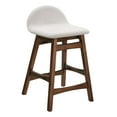 thumbnail image 2 of Modway Juno 24" Upholstered Fabric & Wood Counter Stool in Ivory (Set of 2), 2 of 10