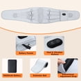 thumbnail image 5 of ALLJOY 67" Cordless Heating Pad for Back Pain Relief, 10000mAh Lower Back Massager with 3 Heat 3 Vibration, Gifts for Mom Women Men Dad, 5 of 9