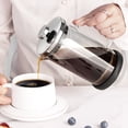 thumbnail image 5 of Manual Coffee Presses With Thermal Shock Resistant Glass And Accuracy Nonrust Steel Filter 17cm 19cm Presses Coffee Pots, 5 of 9