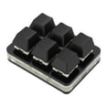 thumbnail image 1 of 6 Key Gaming Keyboard, USB Mini Keyboard Programmable Macro Keyboard, RGB Mechanical Keyboard 6 Keys One Handed USB PC Keypad for Game Office, 1 of 7
