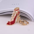 thumbnail image 4 of serony Keychain High Heel Shoe Shape Pendant Handbag Car Key Buckle Ring Shoulder Bag Hanging Ornaments, 4 of 9