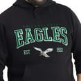 thumbnail image 7 of Men's G-III Sports by Carl Banks Black Philadelphia Eagles Adaptive Team Spirit Graphic Fleece Pullover Hoodie, 7 of 7